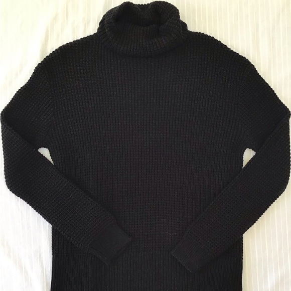 RVCA ‘ROLL IT SWEATER’ WAFFLE KNIT TURTLENECK - Picture 1 of 11